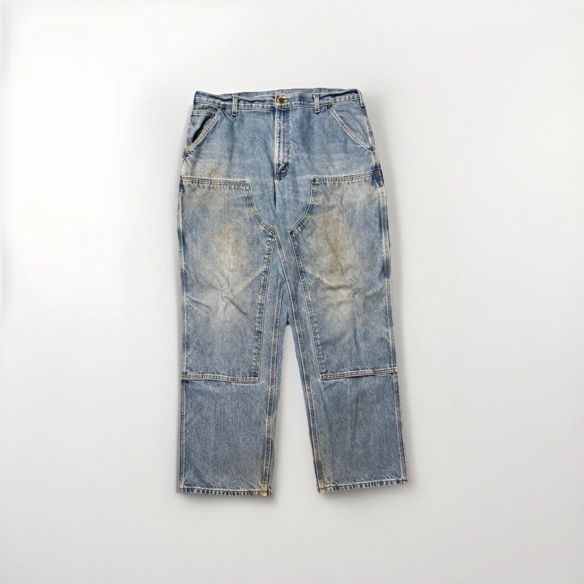 Carhartt Double Knee Jeans In Men's Jeans for sale | eBay