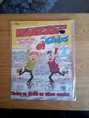 Whizzer and Chips 2nd Jan 1988 Bagged