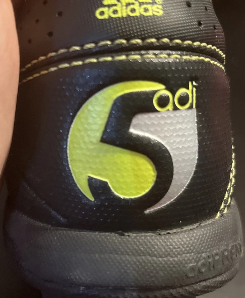 Adidas Men's Size 8 adi5 X-ITE Shoes Green/ Black Turf Indoor Soccer Sneakers - Image 4 of 4