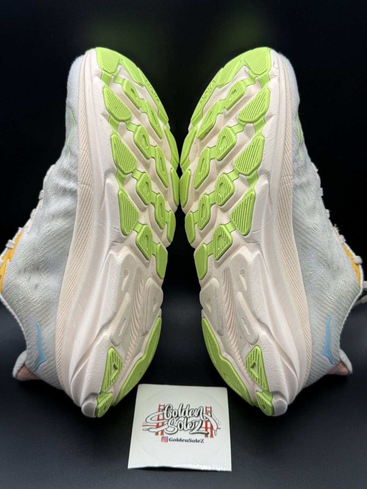 Hoka One One Clifton 9 Shoes Womens Size 9B Beige Running Sneakers 1127896 VLS thumbnail 4