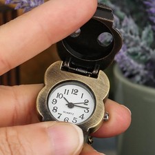 Elegant Sturdy High-Quality Attractive Shiny Resilient Skull Quartz Pocket Watch