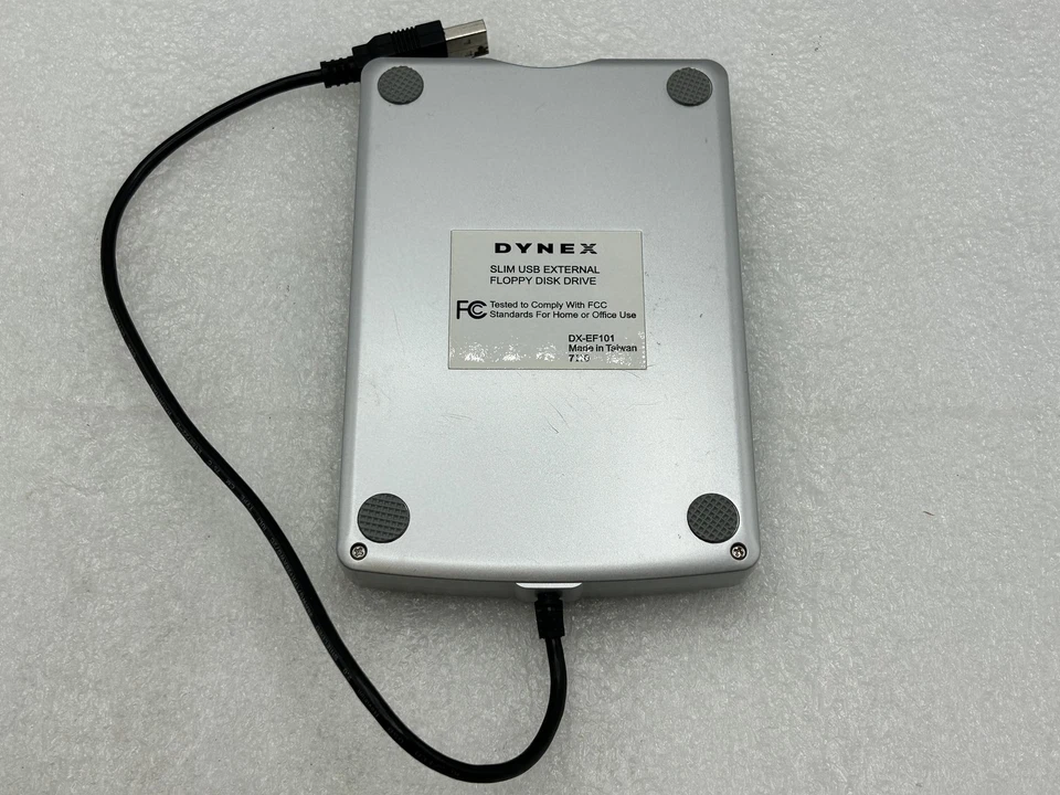 Dynex Slim USB External FD Drive DX-EF101 3.5in Floppy Disk Drive FREE SHIPPING - Image 2 of 4