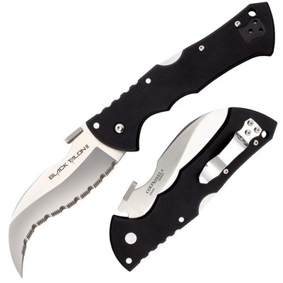 COLD STEEL Black Talon II Serrated Folding Knife LOCKBACK S35VN Taschenmesser