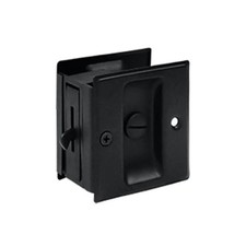 Deltana SDL25U19 2.5 x 2.75 in. Privacy Pocket Lock- Black - Solid