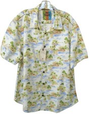 Margaritaville Men's Silk 'BBQ' Short Sleeve Island Shirt