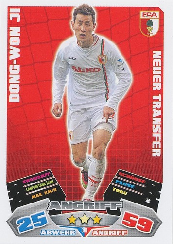 010 FC AUGSBURG - BADGE ECUSSON - GERMANY FOIL CARD TOPPS