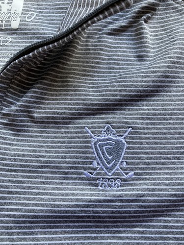 Johnnie-O Boys 1/4 Zip Pullover Jacket Size 12 Youth Birmingham Country Club - Picture 5 of 11