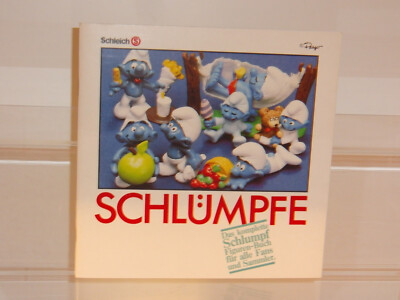 Schlümpfe: Das komplette Schlumpf Figuren Buch von Schleich aus den 80er Jahren