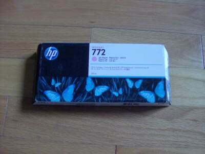 2018 GENUINE HP #772 300ml Lt Magenta Cartridge CN631A DESIGNJET Z5200 NEW SEALE