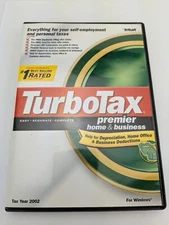Intuit TurboTax 2002 Premier Home & Business With Product Key