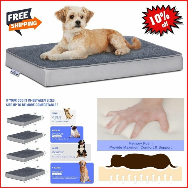 comfortable pet orthopedic foam crate pad