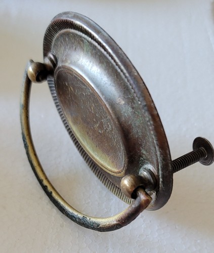 Vintage Brass Drawer Pulls Hepplewhite style Hardware 2.25, Used, 16 pcs - Picture 2 of 5