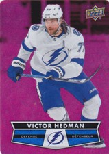 21/22 TIM HORTONS..VICTOR HEDMAN..RED DIE CUT..LIGHTNING..COMBINED SHIP