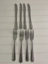 Adcraft Stainless Steel Japan Flatwear Vtg. Servingware Service(4) Tablewear