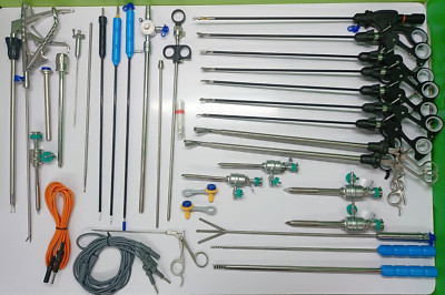 Laparoscopic Surgery Set 5mmx330mm Endoscopy Reusable Surgical Instruments -34pc