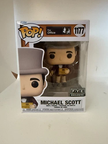 The Office Michael Scott Golden Ticket Willy Wonka Toy Funko Pop Exclusive #1177