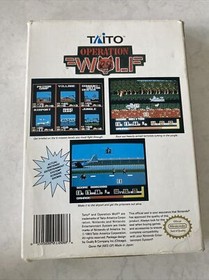 Operation Wolf (Nintendo Entertainment System, NES 1989) Game and Box only