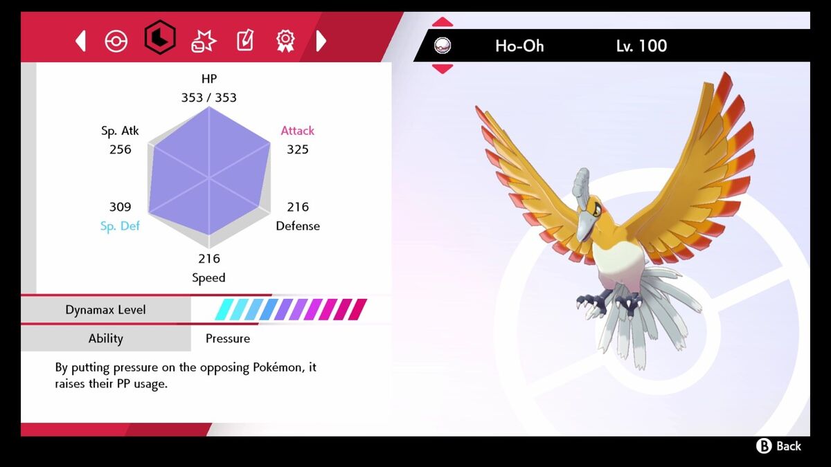 Ultra Shiny 6IV HO-OH / Pokemon Sword and Shield / Johto 