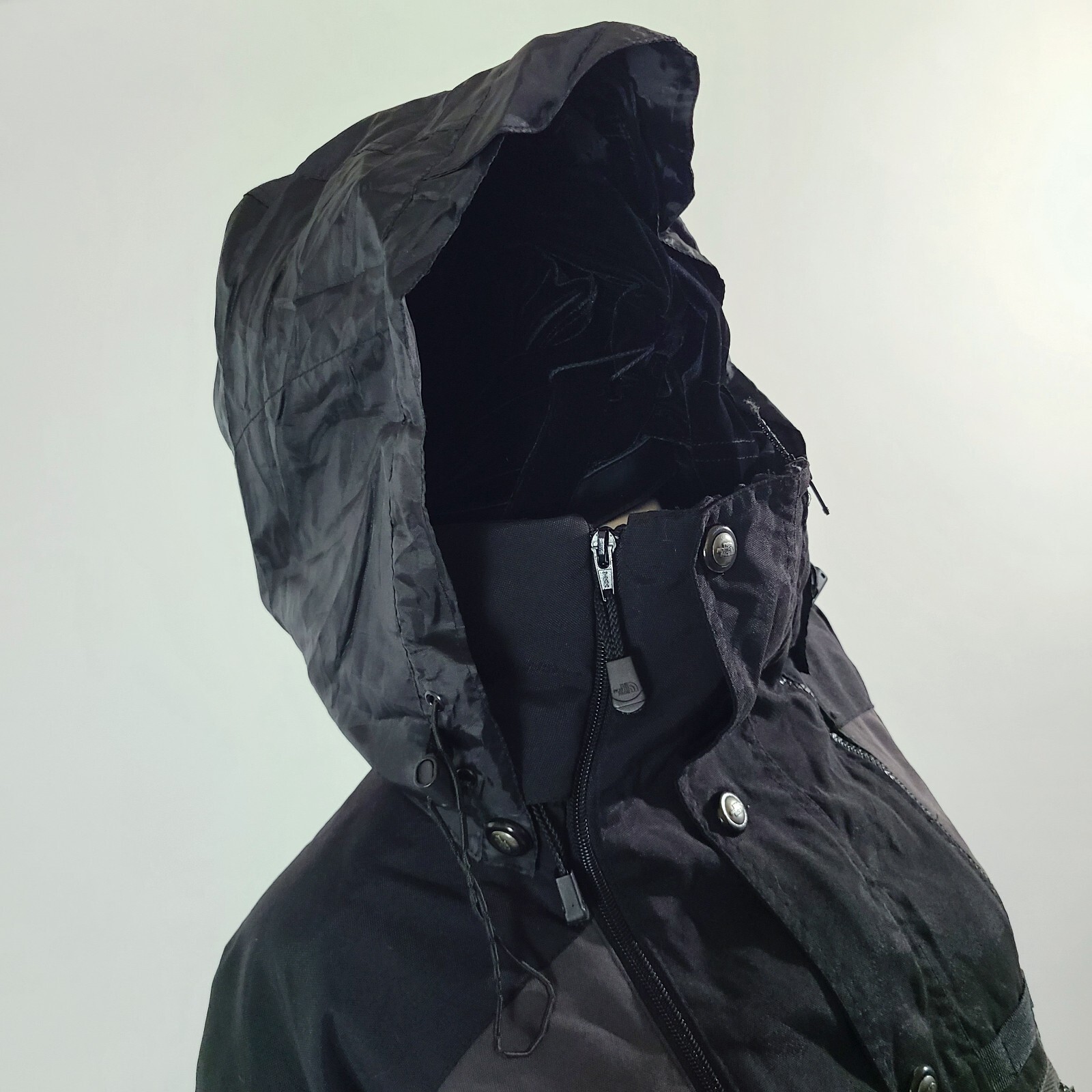 Vintage 90s Black Grey The North Face Steep Tech Apogee Scot Schmidt Jacket RARE image 7
