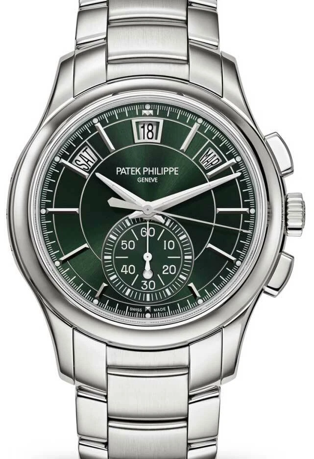 Patek Philippe — NEW Patek Philippe 5905 Steel Annual Calendar Chronograph Watch B/P '26 5905/1A