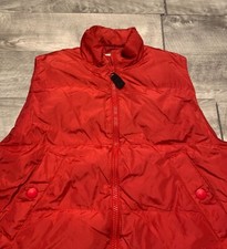 Vtg Eddie Bauer Backpacking Mens Work Goose Down Puffer Puffy Vest Jacket Med