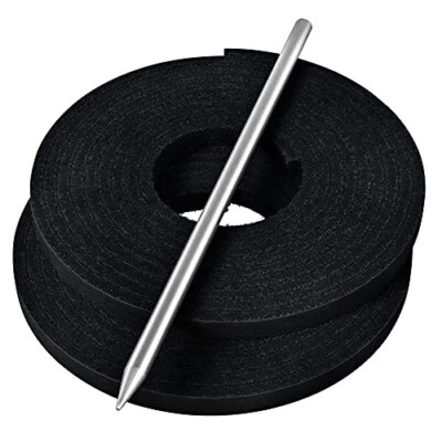 TOFL Baseball & Softball Glove Lacing Kit, 2 Black Leather Laces 1 Lacing Needle