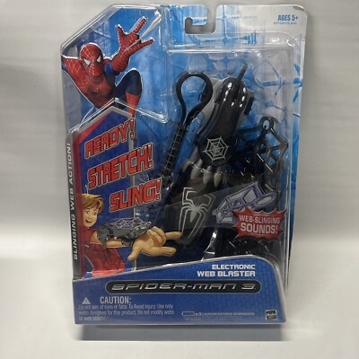NEW SPIDERMAN 3 Electronic Web Blaster VENOM Edition Hasbro 2006 RARE! Pack!