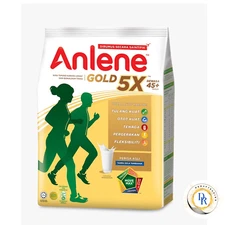 1 X Anlene 5X Gold Milk Powder for Adult 45+ Stronger Bones Free Shipping