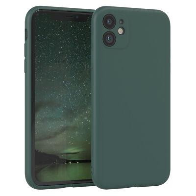 Für Apple iPhone 11 Handyhülle Silikon Back Cover Schutz Soft Case Handy Grün
