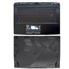 New For MSI GF63 MS-16R1 16R4 Palmrest Case Red backlit keyboard/Bottom Cover