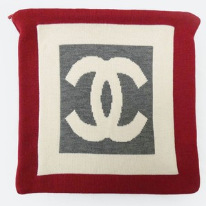 chanel logo throw pillows