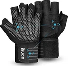 ihuan Ventilated Weight Lifting Gym Workout Gloves  Assorted Colors , Sizes