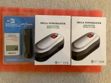 Lot of 3 (2) Power Saver/EMI Blocker CT-1688 plus (1) EMI monitor CT-5189 Energy