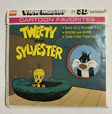 View-Master TWEETY and SYLVESTER Packet J28  Booklet 2 