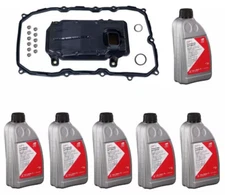 x6 LTr FEBI ATF Auto Transmission FLUID+FILTER Service Kit For 2011-2018 CAYENNE