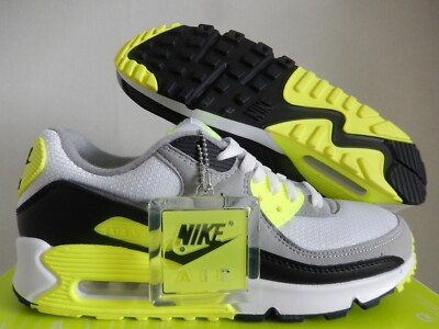 NIKE AIR MAX 90 OG ''RECRAFT'' WHITE-PARTICLE GREY-VOLT-BLACK SZ 8 [CD0881-103]