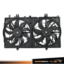 For Nissan Rogue 2014 2015 2016-2018 2.5L Radiator AC Condenser Cooling Fan