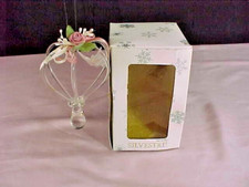 Silvestri Spun Glass Butterfly Cage Ornament