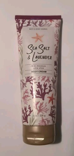 Bath and Body Works SEA SALT & LAVENDER Ultra Shea Body Cream ~ 8 fl.oz.
