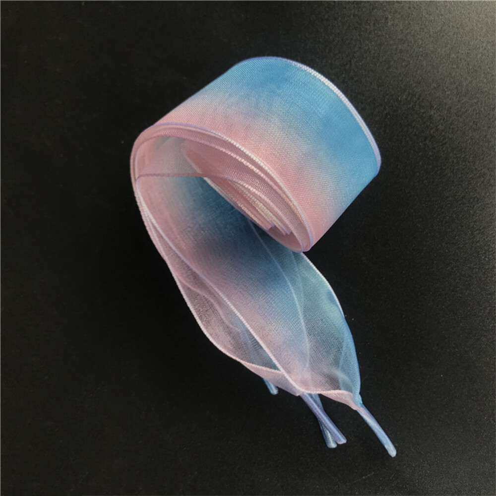 5 Pairs Shoes Laces for Sneakers Satin Ribbon Shoelace Yarn Shoelaces