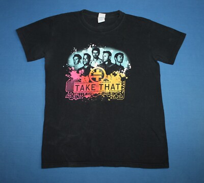 Take That Shirt Progress Live 2011 doppelseitiges Popband Herren T-Shirt Small