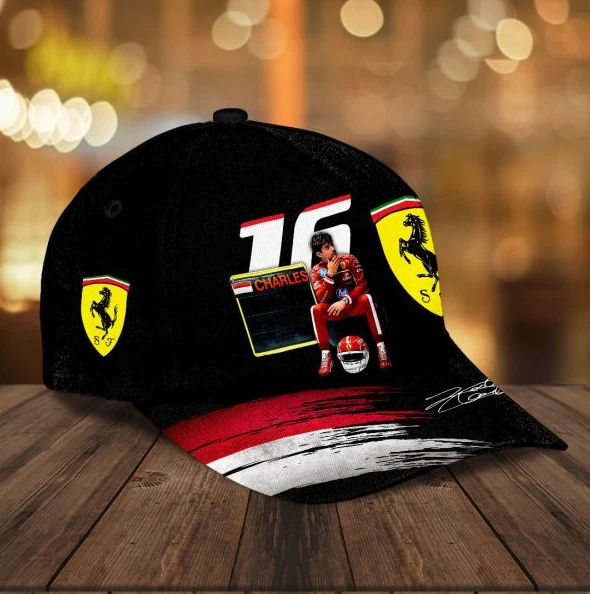 Scu*Deria Fe*Rrari X Charles Leclerc Classic Cap