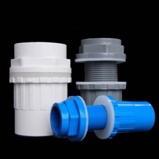 U-PVC Fish Tank Water Pipe 20-50mm Connector Aquarium Inlet Outlet Fitting Joint