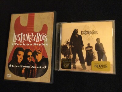 LOS LONELY BOYS Lot - Texican Style: Live From Austin DVD + 1st LP CD (Enhanced)