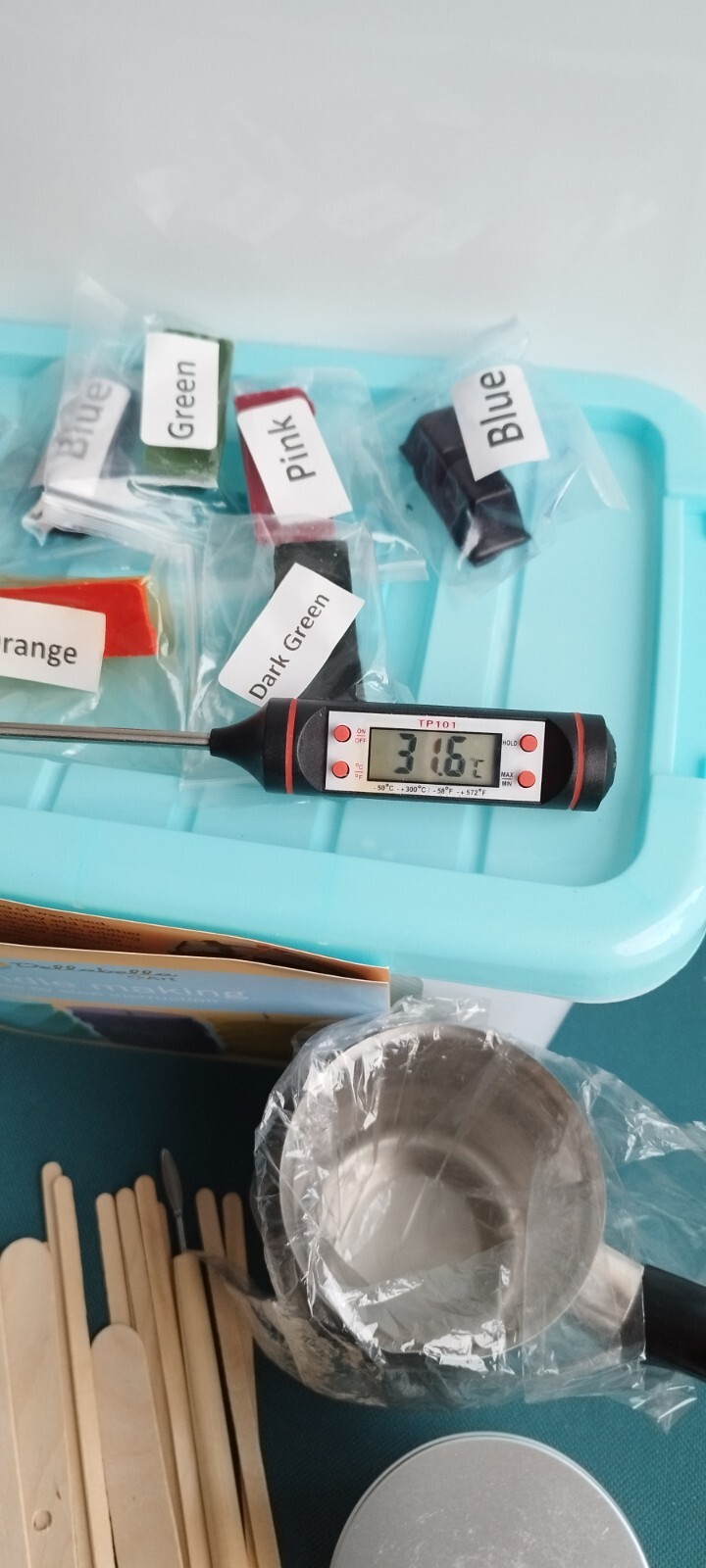 DELLABELLA Candle Making Kit soya Wax Melt Starter Kit Candle