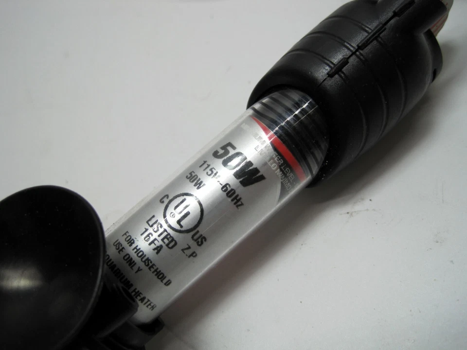 Calentador de tanque de acuario de vidrio sumergible HYDOR 50W Theo Foto 2 de 3