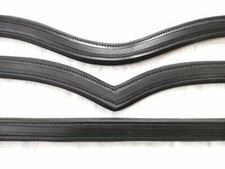 Lot 20x1 Leather Empty Channel BrowBand Soft Padded 6,8 and 10 MM Horse Bridle