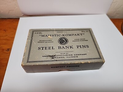 VTG Vail Majestic Kompakt No. 14 Steel Bank Pins 1-2 Lb. 1/2 Full JB6D