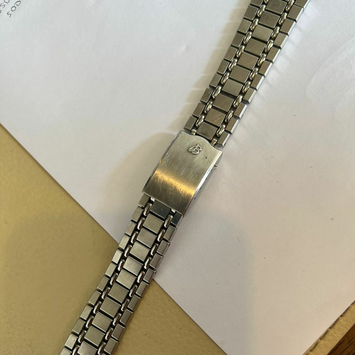 非売品　BREITLING 置き時計 Breitling Chronomat 32 Diamond Dial Box Papers Quartz Ladies