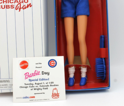シカゴカブス バービー Commemorative Chicago Cubs Fan 2000 Barbie #27969 game day